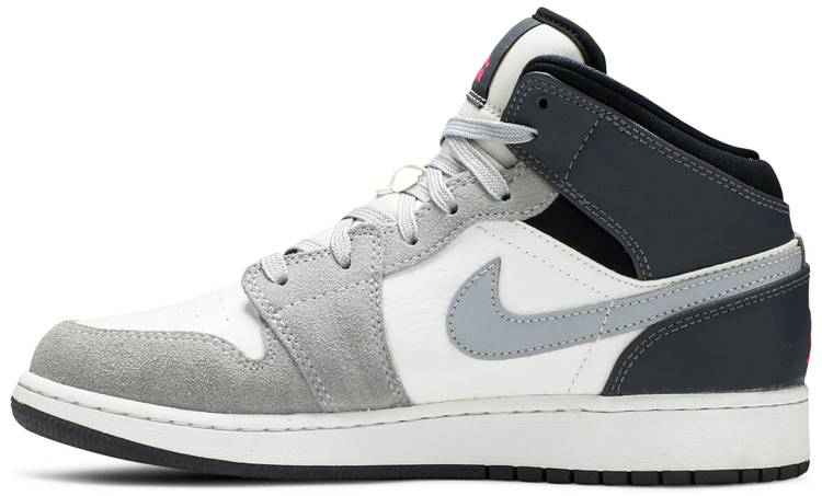 Mid 'White Grey Hyper Pink' 555112-117