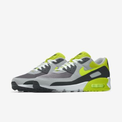 90 White/Particle Grey-Volt-Black