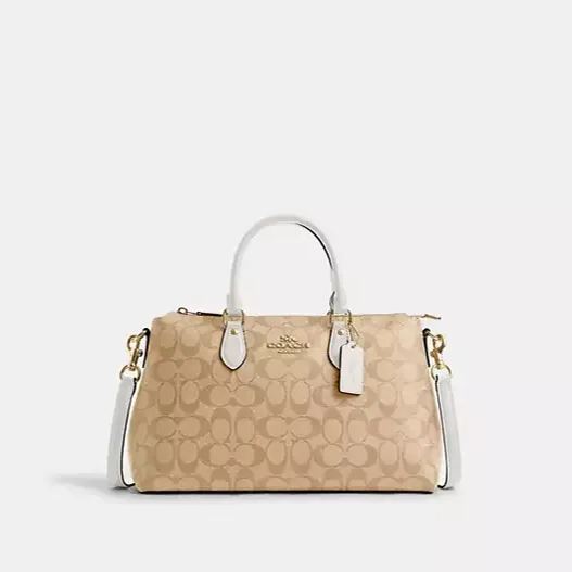 Satchel In Signature Canvas