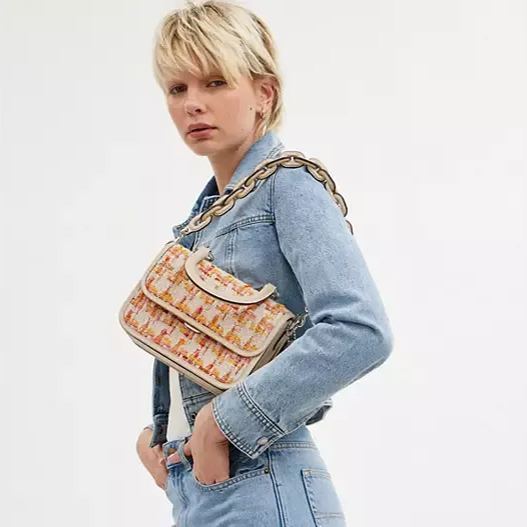 Handle Bag In Tweed