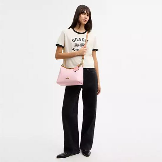 Laurel Shoulder Bag In Signature Canvas With Charms