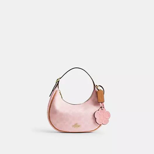 Emily Shoulder Bag In Signature Canvas With Charms