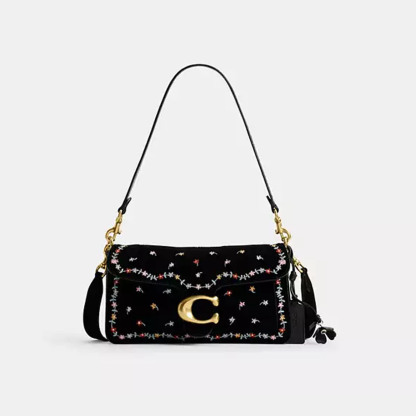 Tabby Shoulder Bag 26 With Dainty Embroidery