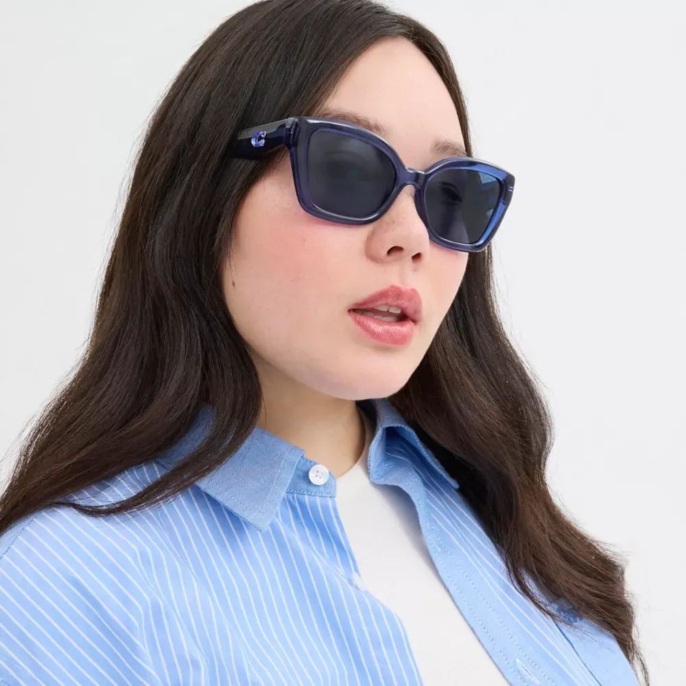 Jelly Tabby Square Cat Eye Sunglasses