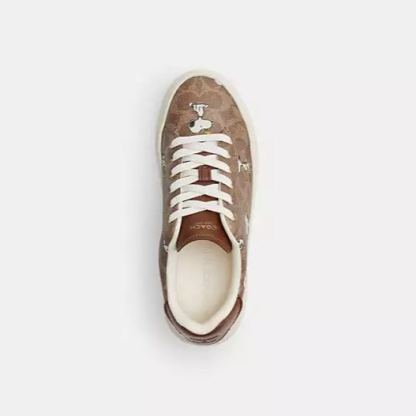  Coathtch X Peanuts High Line Sneaker In Signature Canvas With Snoopy Print