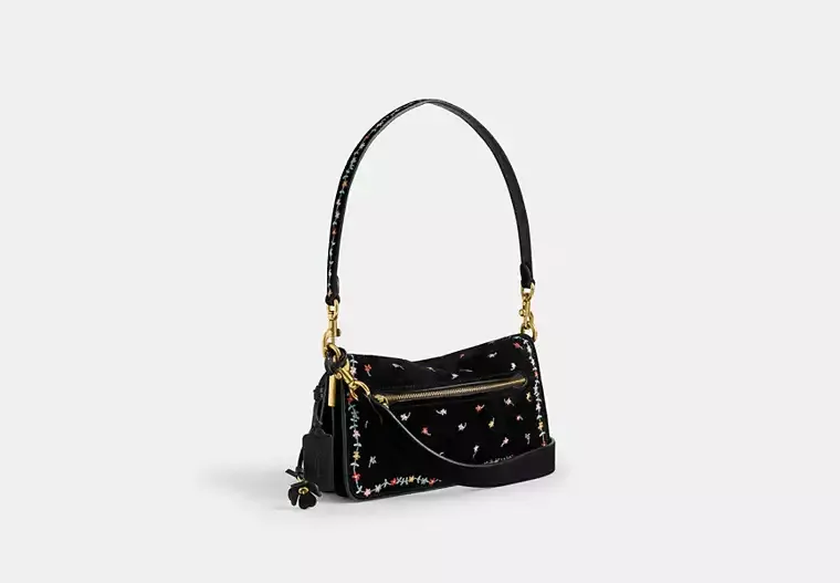 Tabby Shoulder Bag 26 With Dainty Embroidery