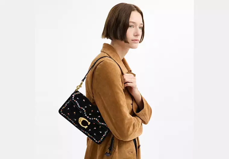 Tabby Shoulder Bag 26 With Dainty Embroidery