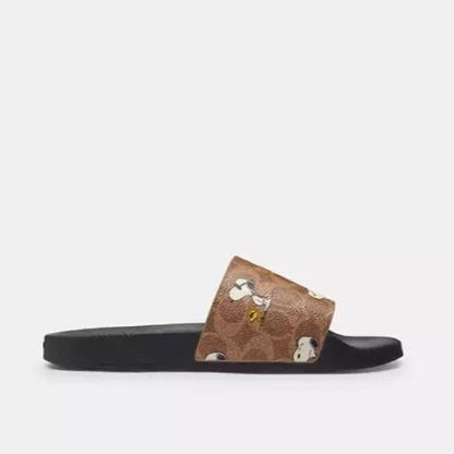 Cothtach X Peanuts Udele Sport Slide In Signature Canvas With Snoopy Print