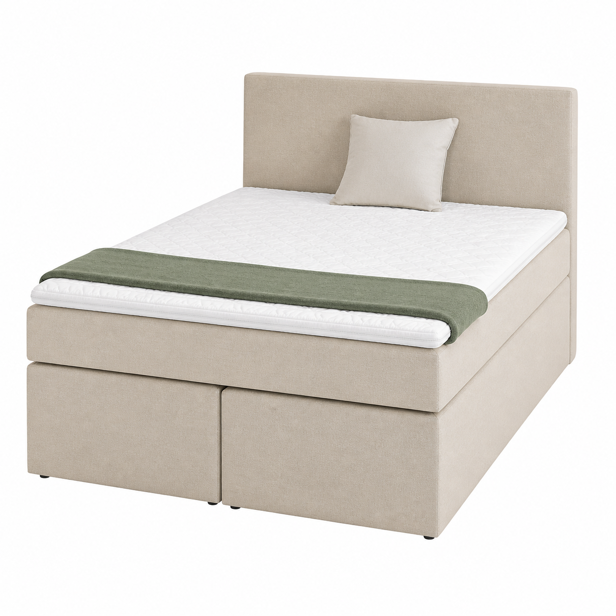 Komfortschaum Topper 140x200 cm Matratzenauflage weich atmungsaktiv-Buytavo
