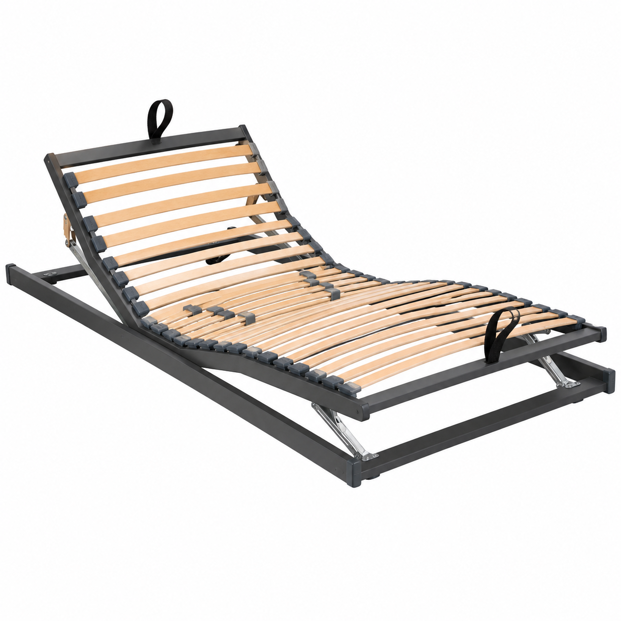 Lattenrost verstellbar Metallrahmen Holzleisten 90x200 cm ergonomisch Liegeflaeche B/L ca 90x200 cm-Buytavo