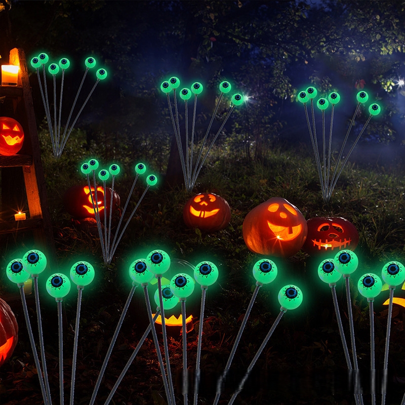 🔥Hot Sale🔥 👻Halloween Outdoor Waterproof Solar Skull Pathway Lights
