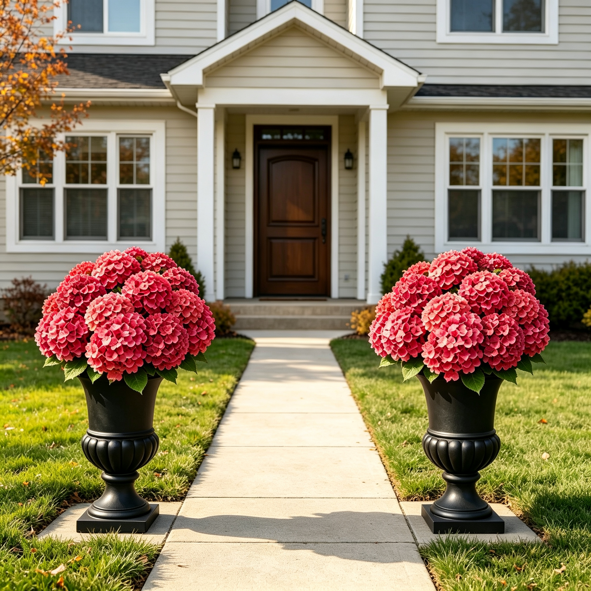 🔥Last Day 70% OFF🌼Artificial Outdoor Hydrangea Flowers - UV resistant, Waterproof, Windproof