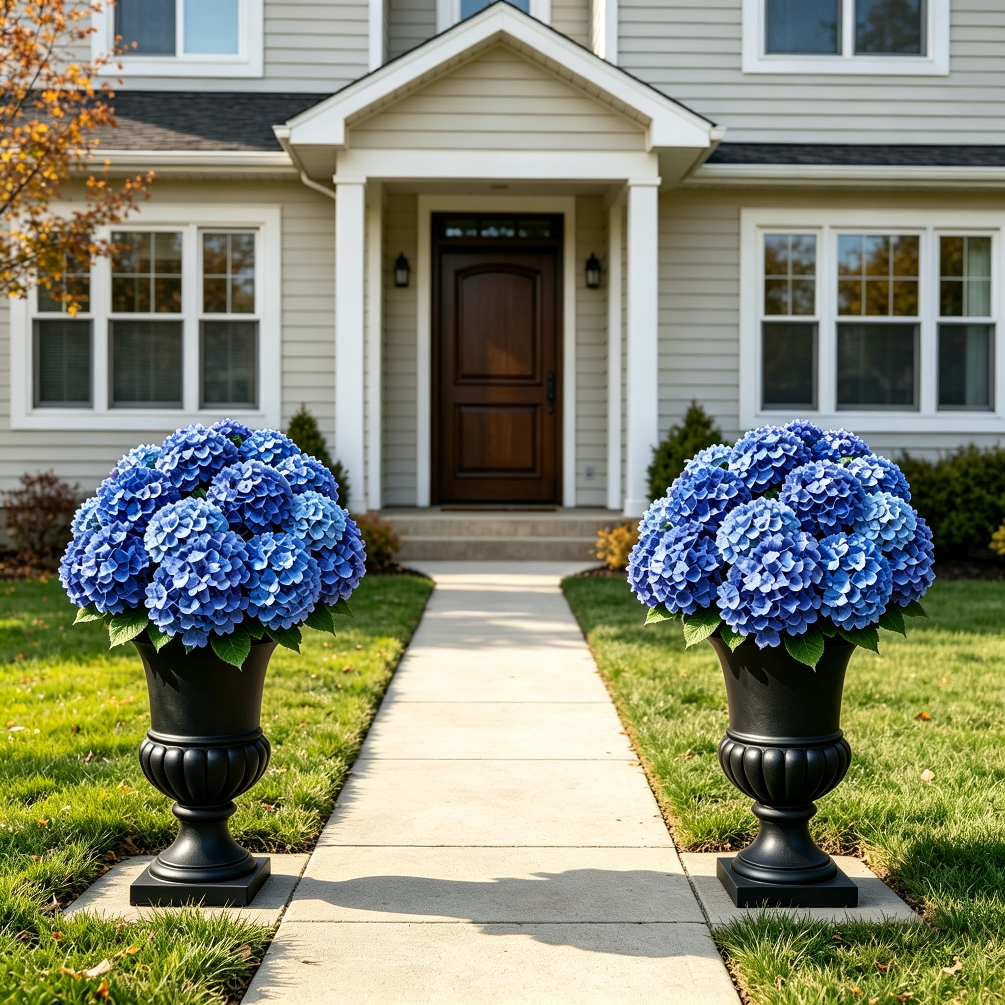 🔥Last Day 70% OFF🌼Artificial Outdoor Hydrangea Flowers - UV resistant, Waterproof, Windproof