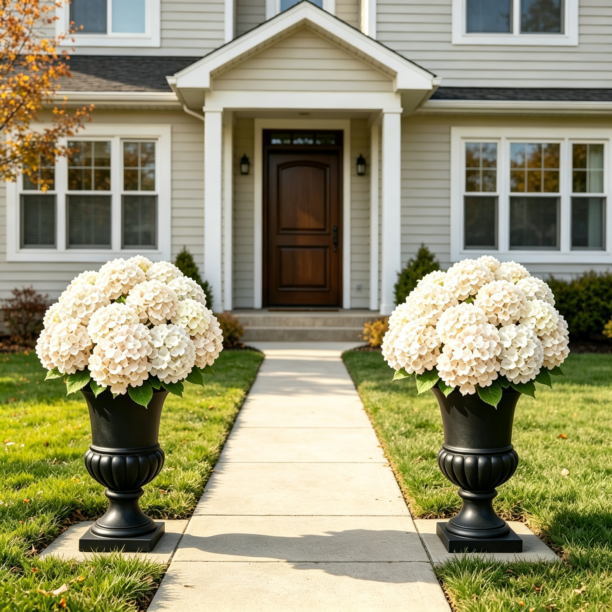 🔥Last Day 70% OFF🌼Artificial Outdoor Hydrangea Flowers - UV resistant, Waterproof, Windproof