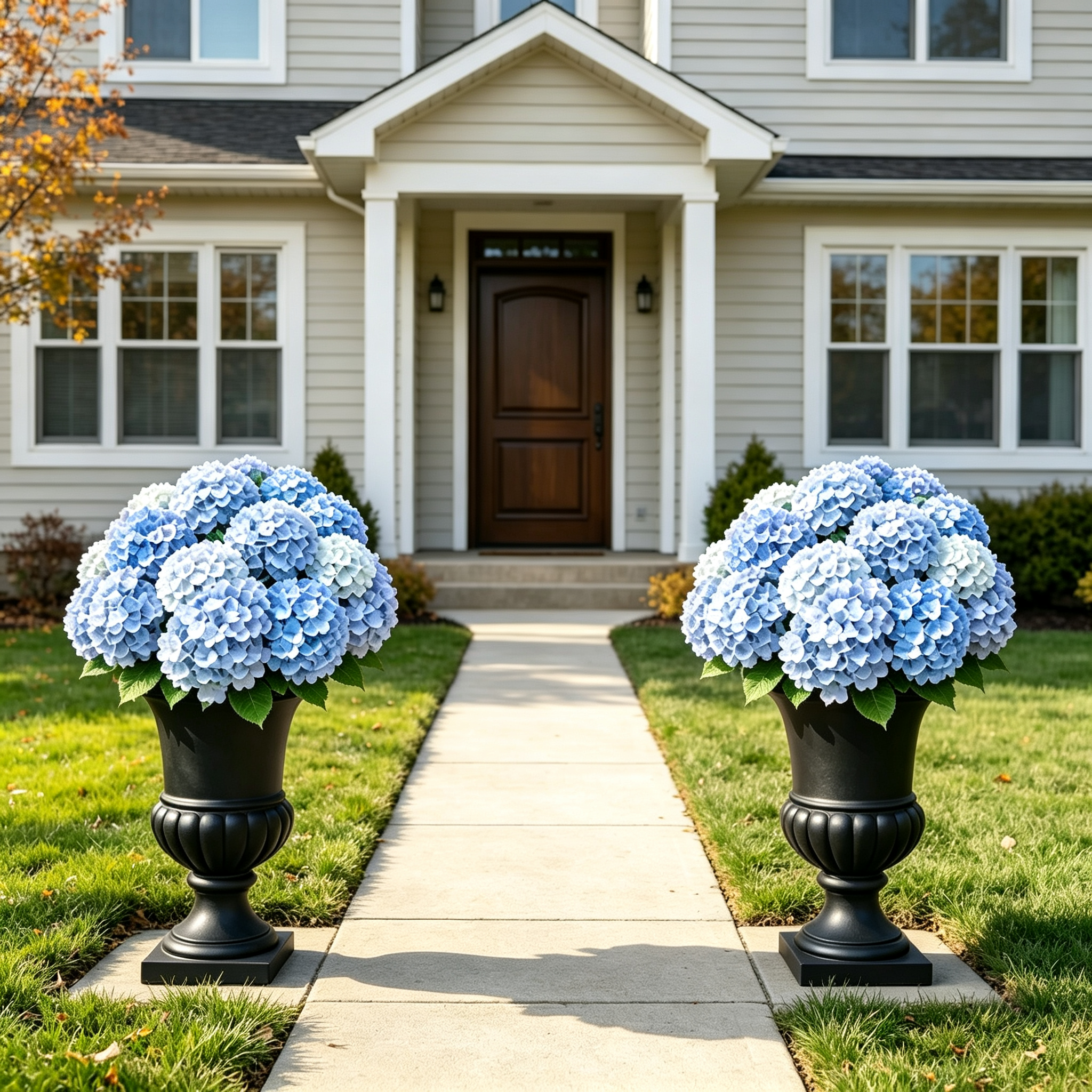 🔥Last Day 70% OFF🌼Artificial Outdoor Hydrangea Flowers - UV resistant, Waterproof, Windproof