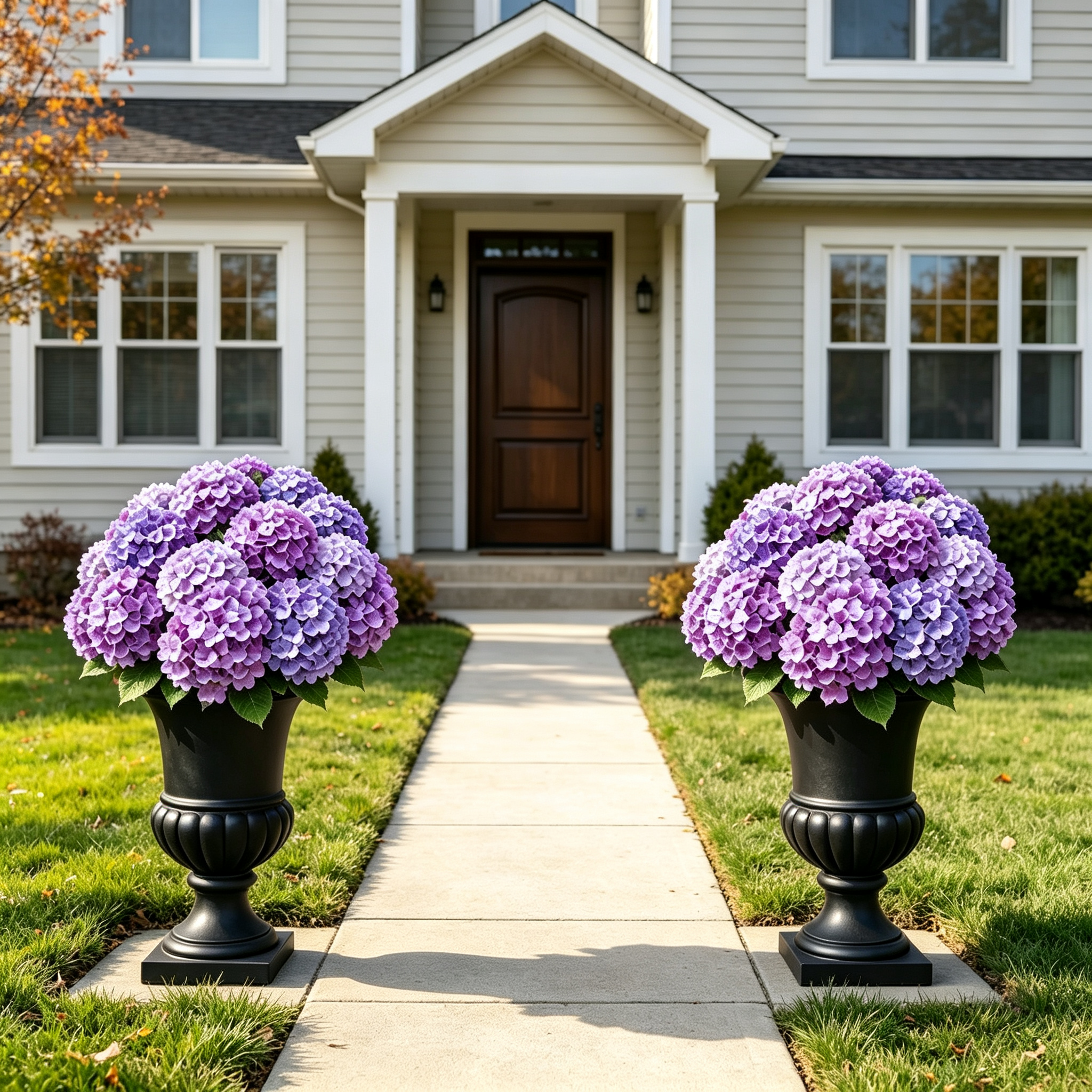 🔥Last Day 70% OFF🌼Artificial Outdoor Hydrangea Flowers - UV resistant, Waterproof, Windproof