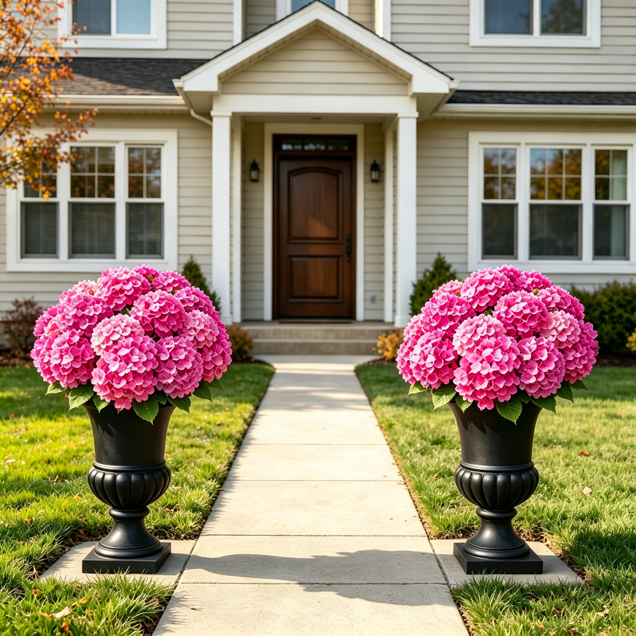 🔥Last Day 70% OFF🌼Artificial Outdoor Hydrangea Flowers - UV resistant, Waterproof, Windproof