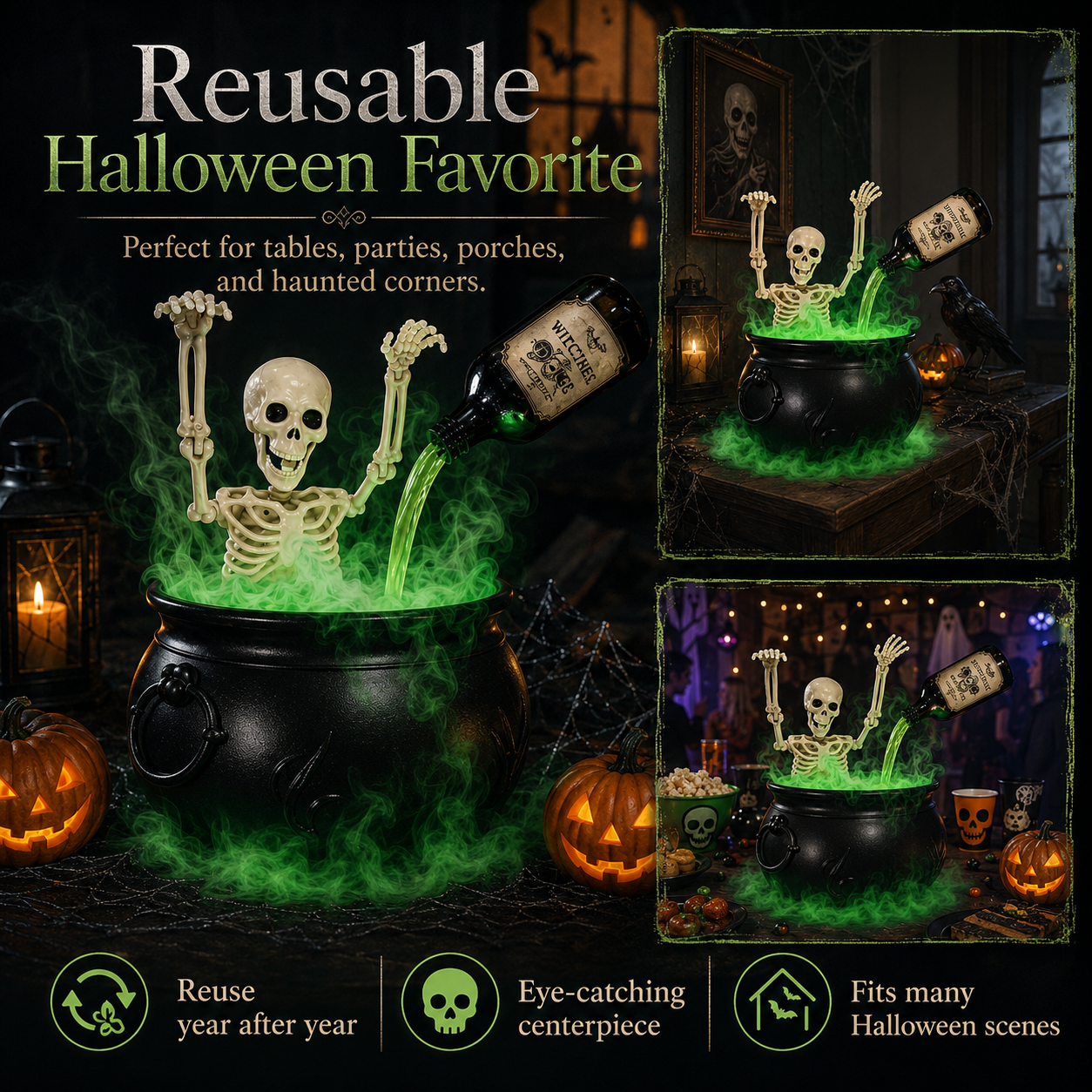 💥Halloween Floating Potion Cauldron
