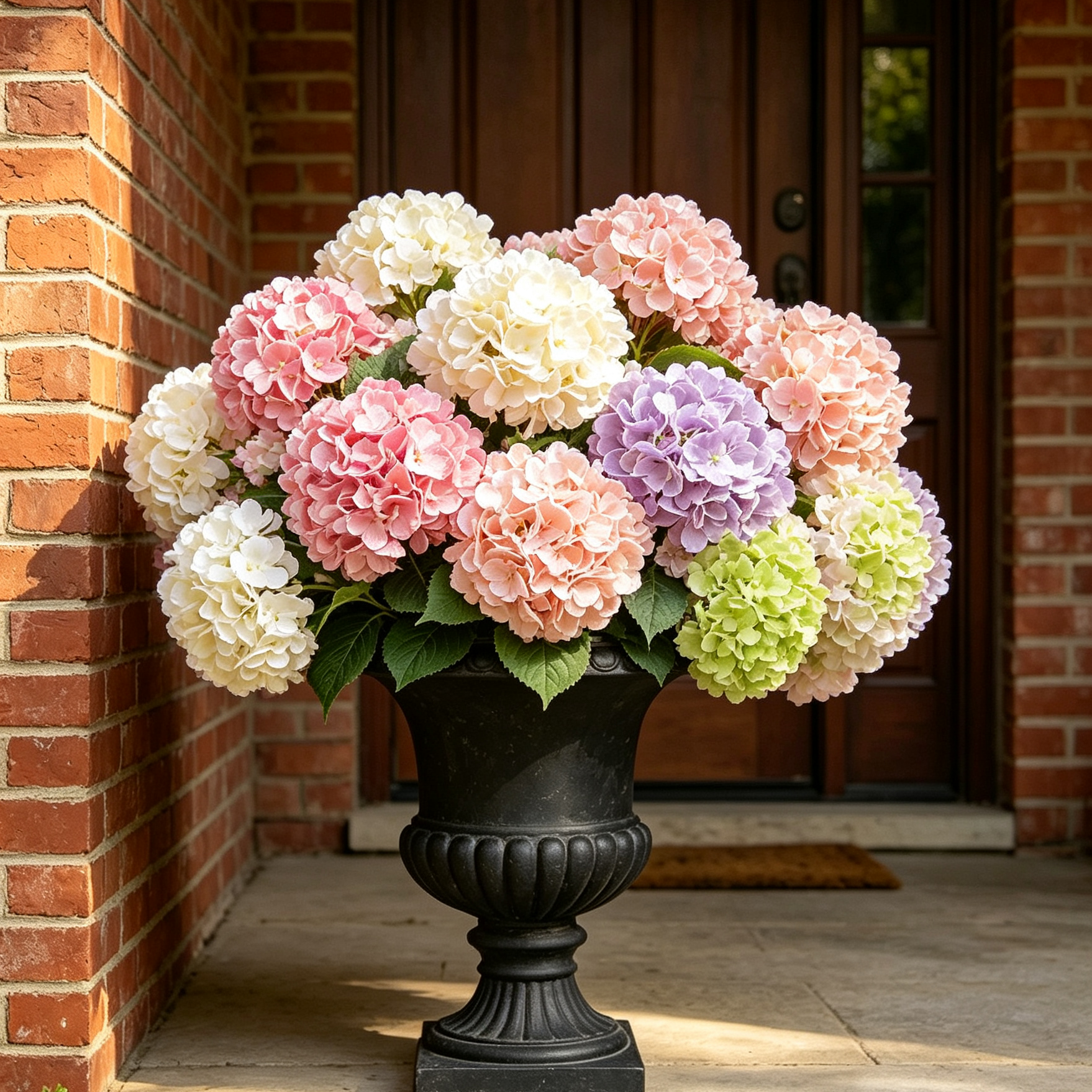 🔥Last Day 50% OFF🔥Artificial Outdoor Hydrangea Flowers - UV resistant, Waterproof, Windproof
