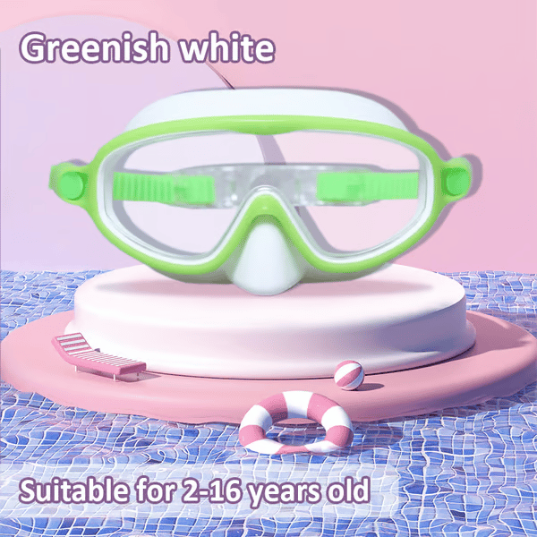 🏊‍♀️HD children's large frame waterproof and anti-fog swimming goggles