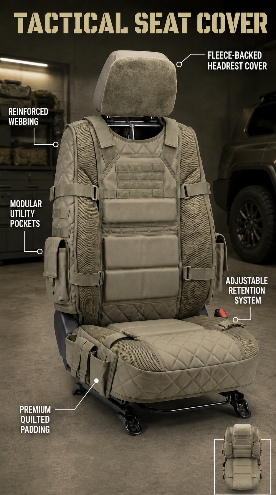 Tactical Truck Seat Cover