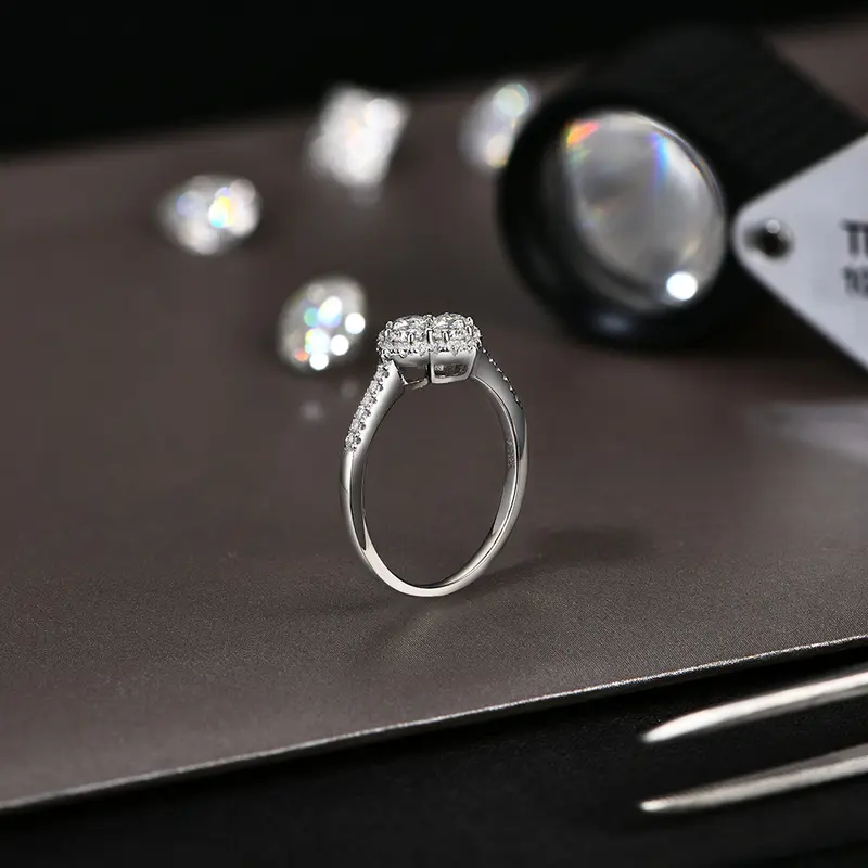 💍1.3 CT Vintage Four Leaf Clover Ring