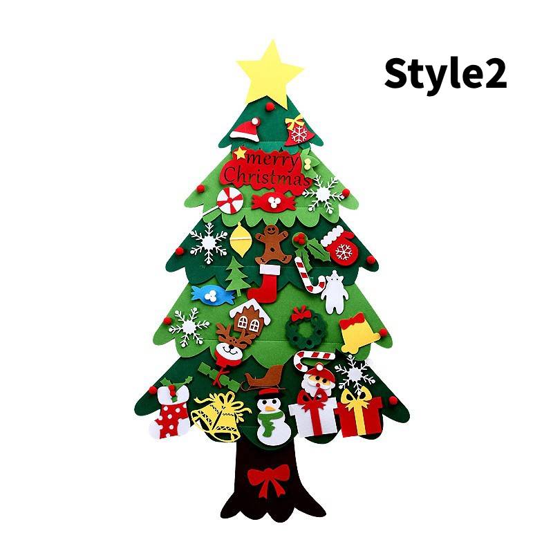 🔥Hot Sale 40 % OFF🔥DIY Felt Christmas Tree Set🌲