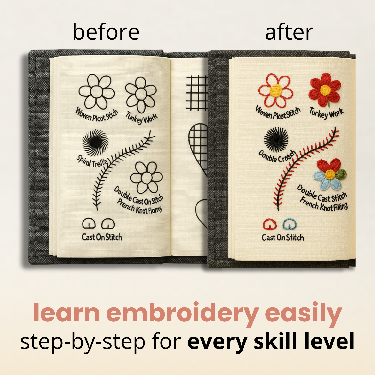 embroidery stitch book