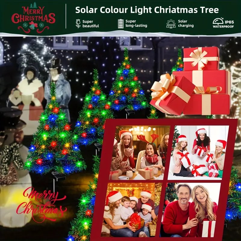 🏆Flash Sale⚡ 50K+ SOLD! Solar Christmas tree lights holiday decorations🔥