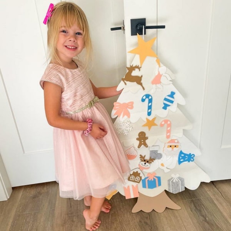 🔥Hot Sale 40 % OFF🔥DIY Felt Christmas Tree Set🌲