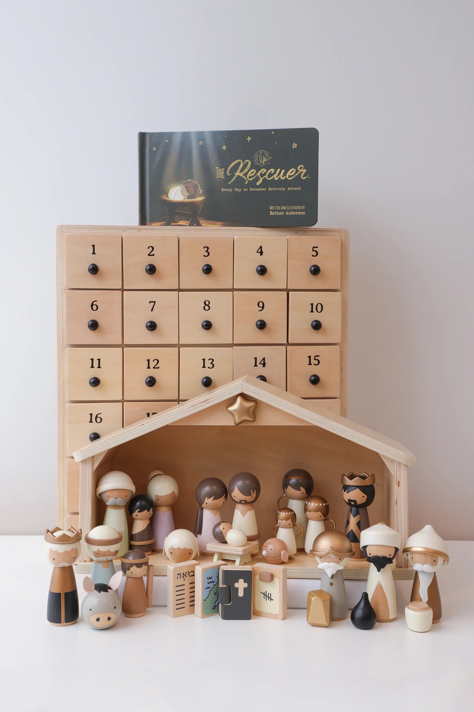 🔥[Official Licensed] ✝️The Rescuer –Nativity Advent Calendar