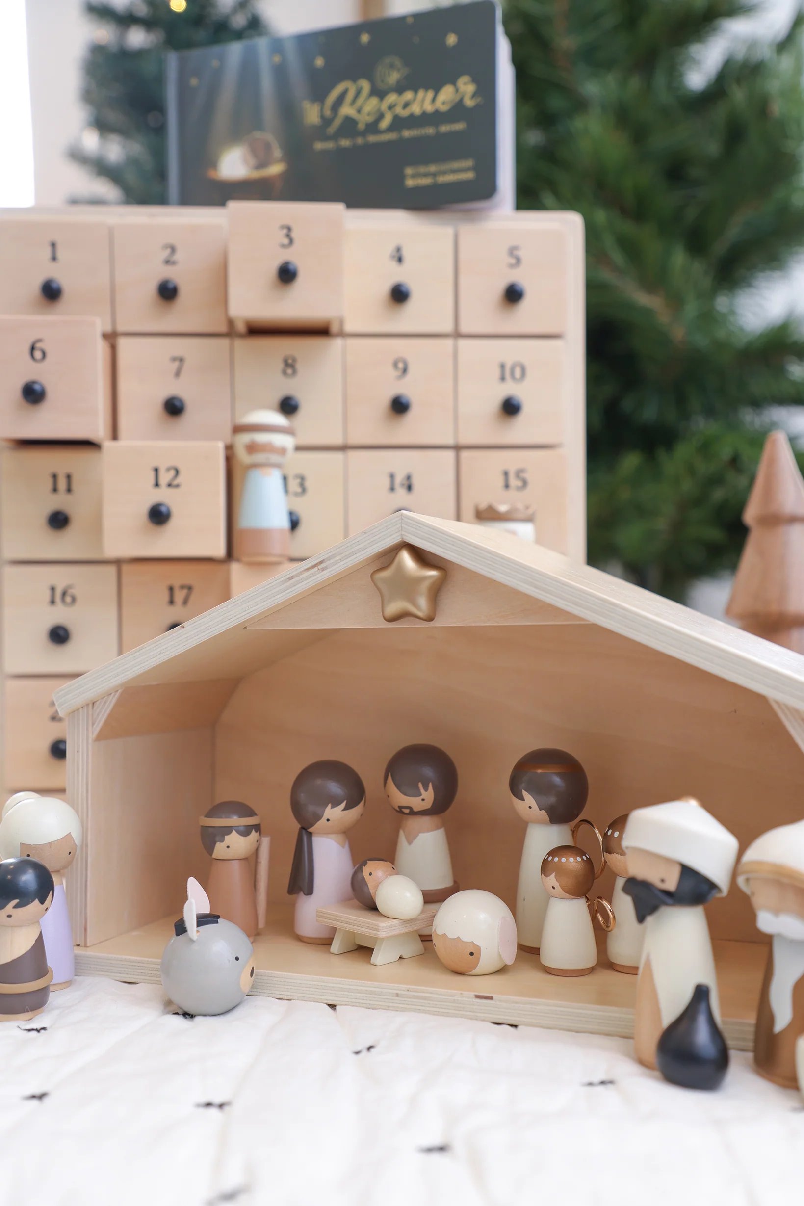 🔥[Official Licensed] ✝️The Rescuer –Nativity Advent Calendar