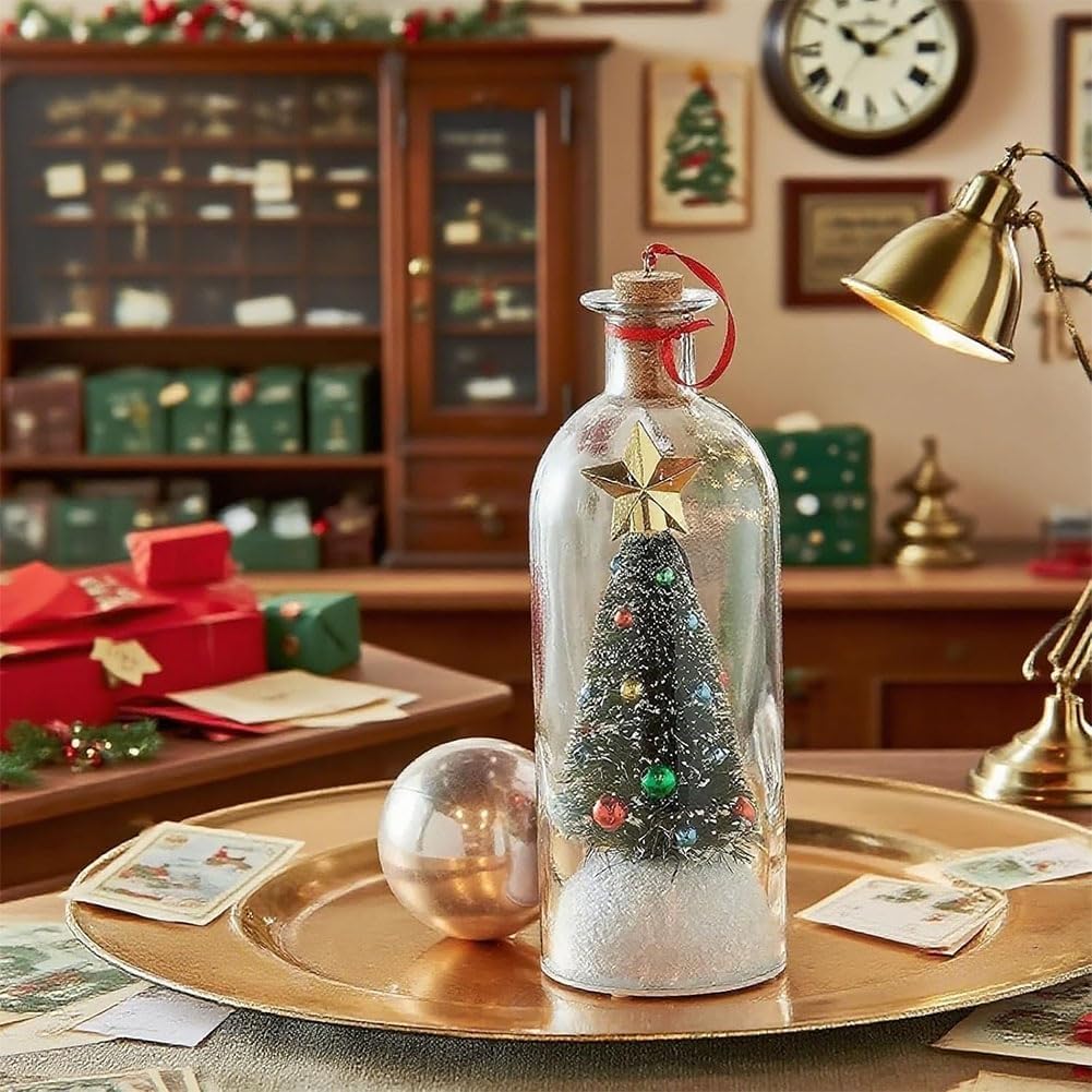 🔥Hot Sale 49 % OFF🔥Mr. Christmas  Christmas Tree Message In A Bottle🌲