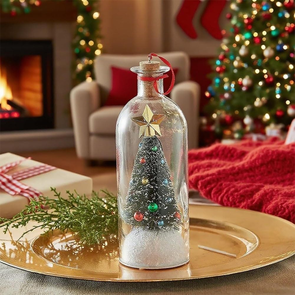🔥Hot Sale 49 % OFF🔥Mr. Christmas  Christmas Tree Message In A Bottle🌲