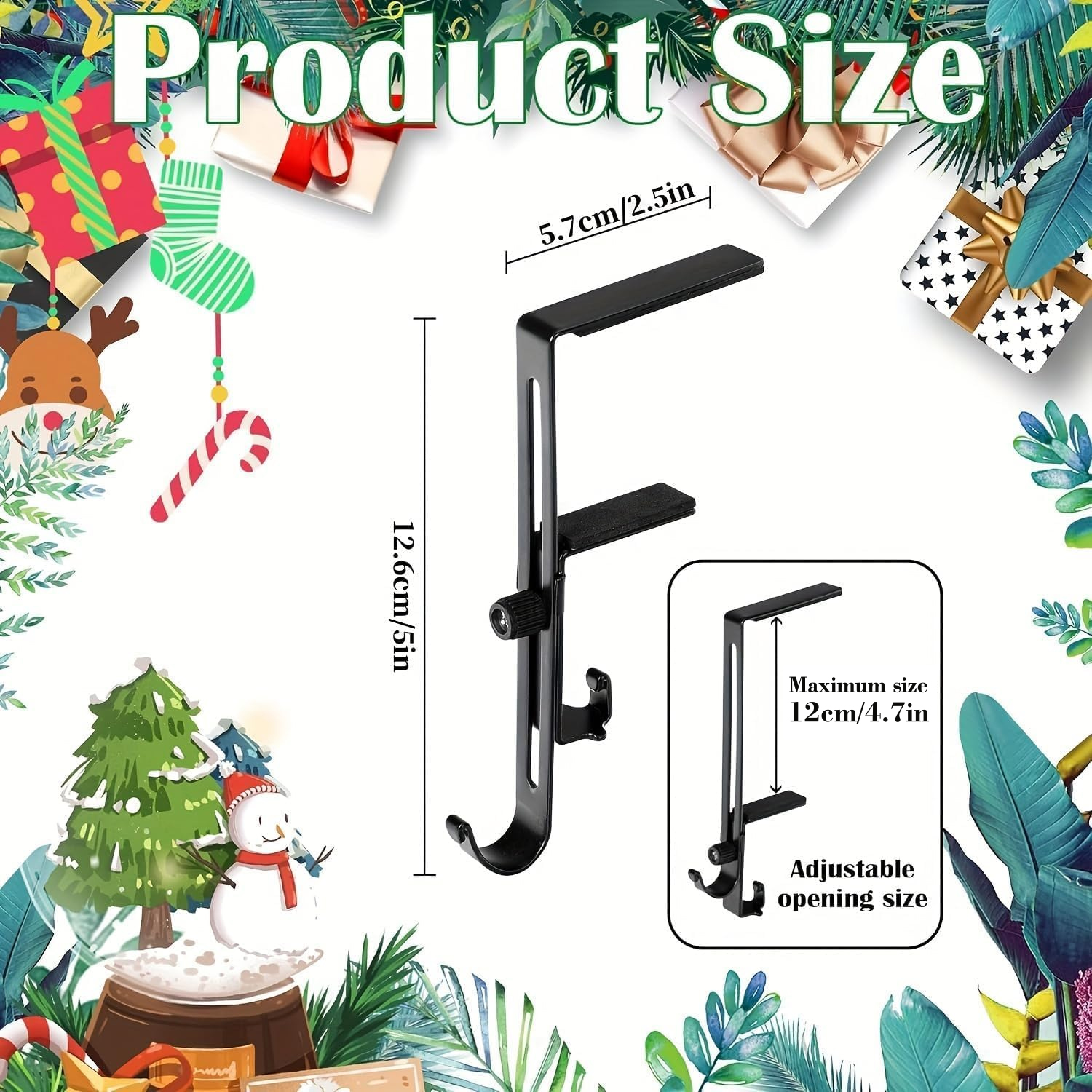 🎁Hot Sale 49% OFF - 2025 Christmas Fireplace Stocking and Garland Hanger
