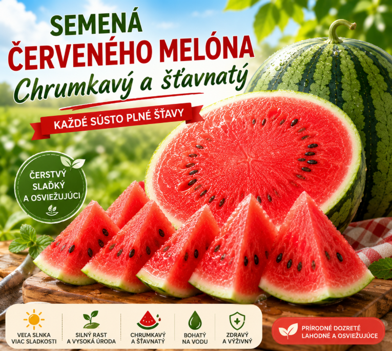 🌱 Dvojfarebné sladké bomby! Sada žltých a červených semienok melónu