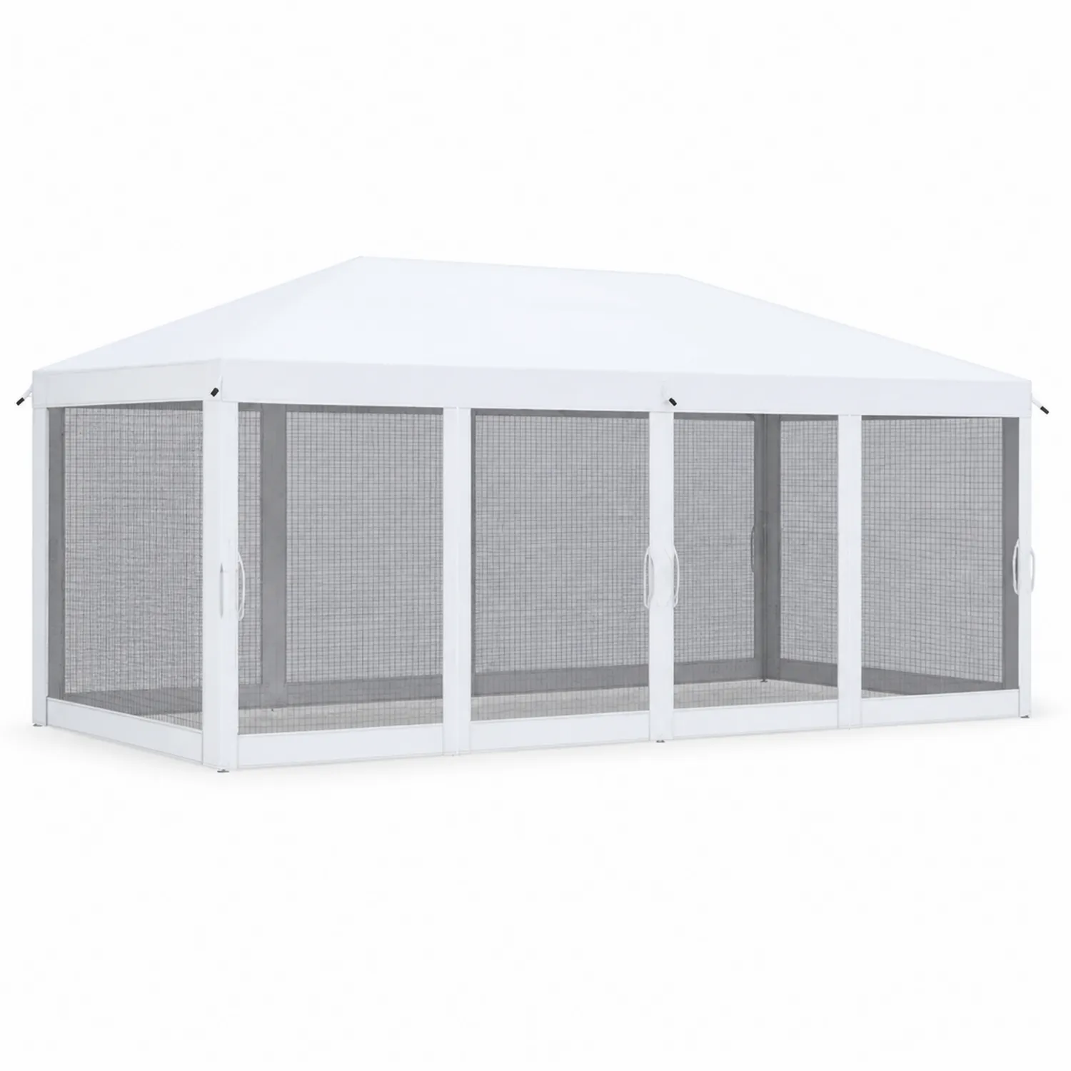Pawilon ogrodowy aluminiowy z siatką 600x300 cm-Nordrivan