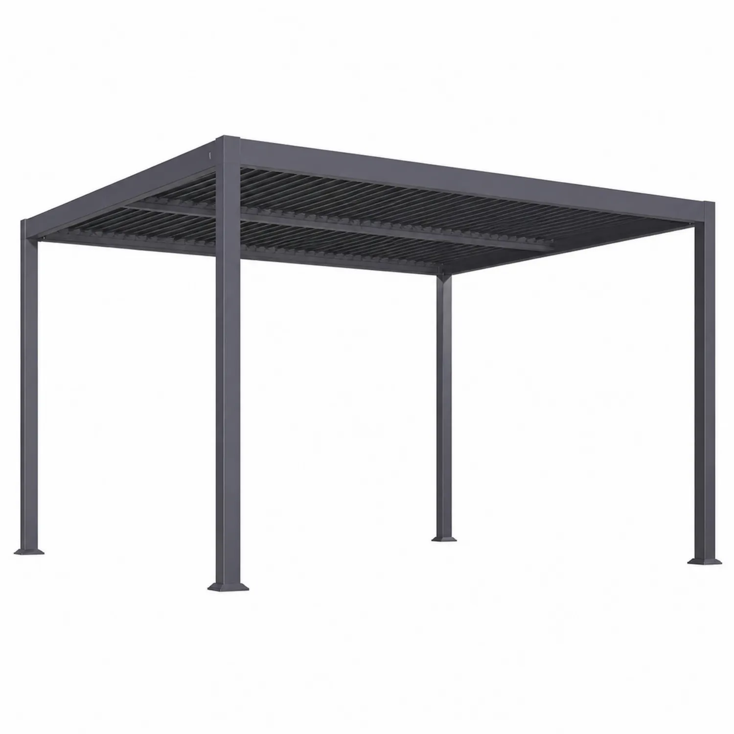 Pergola metalowa prostokątna 300x300 cm Antracyt-Nordrivan