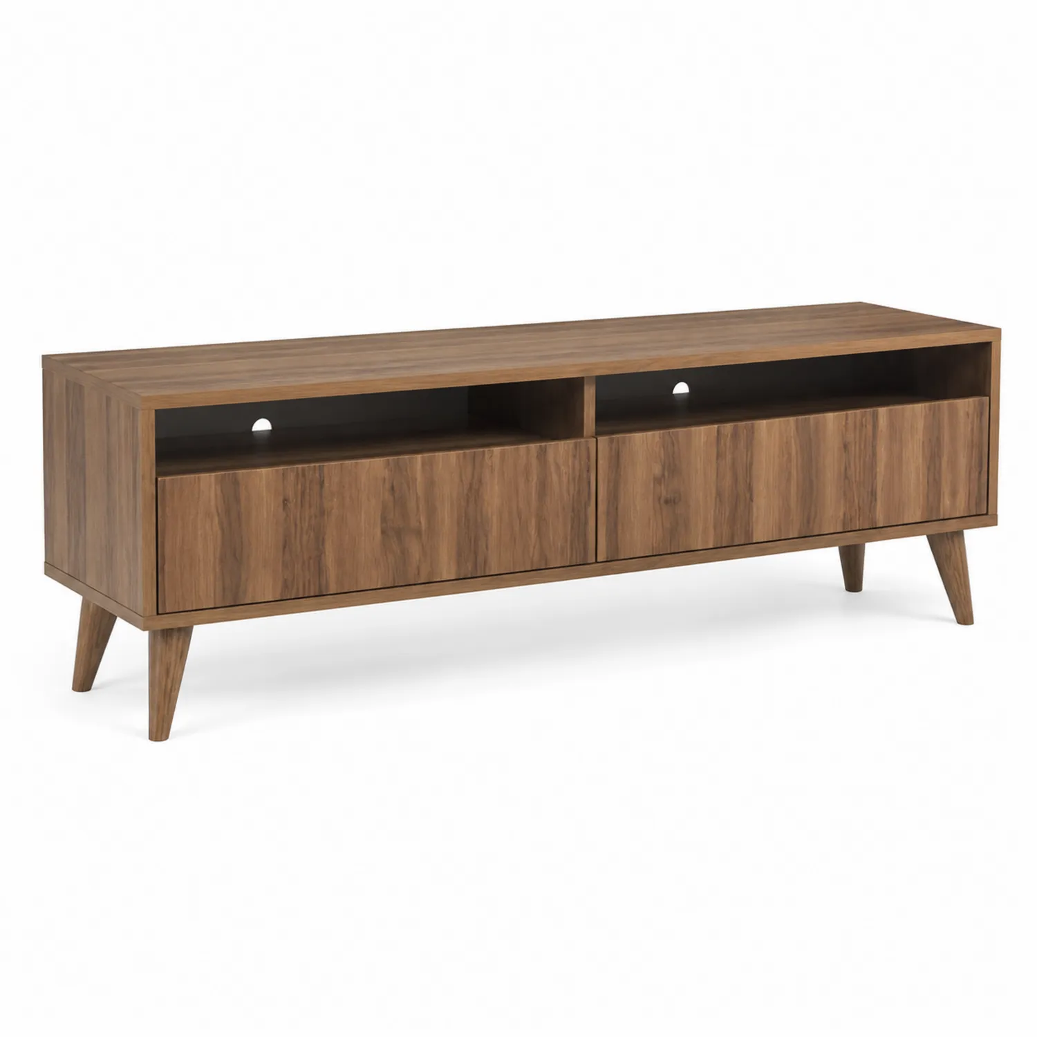 Szafka RTV z MDF 120x40x50 cm Brązowa-Nordrivan