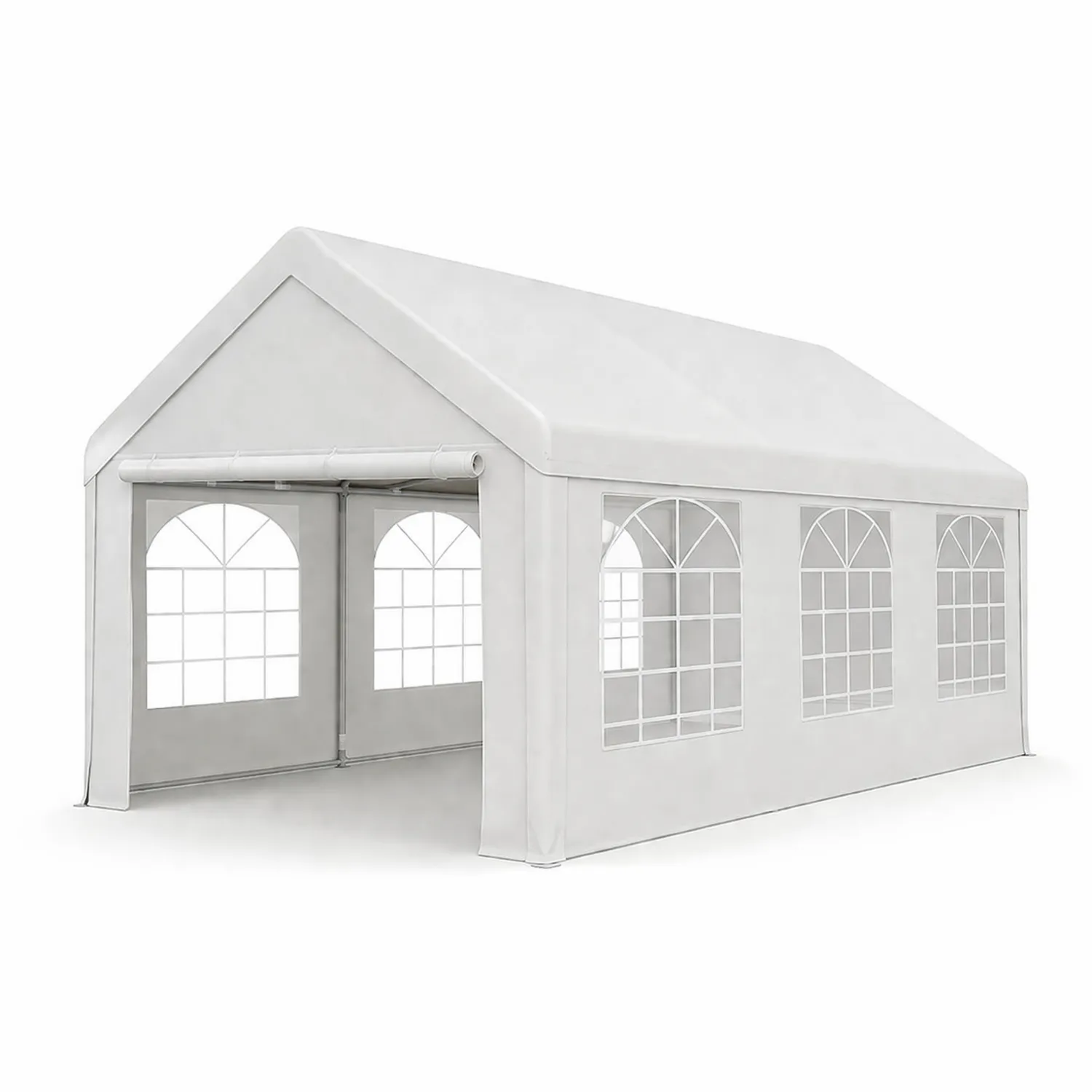 Namiot ogrodowy z PVC biały 6x3m-Nordrivan