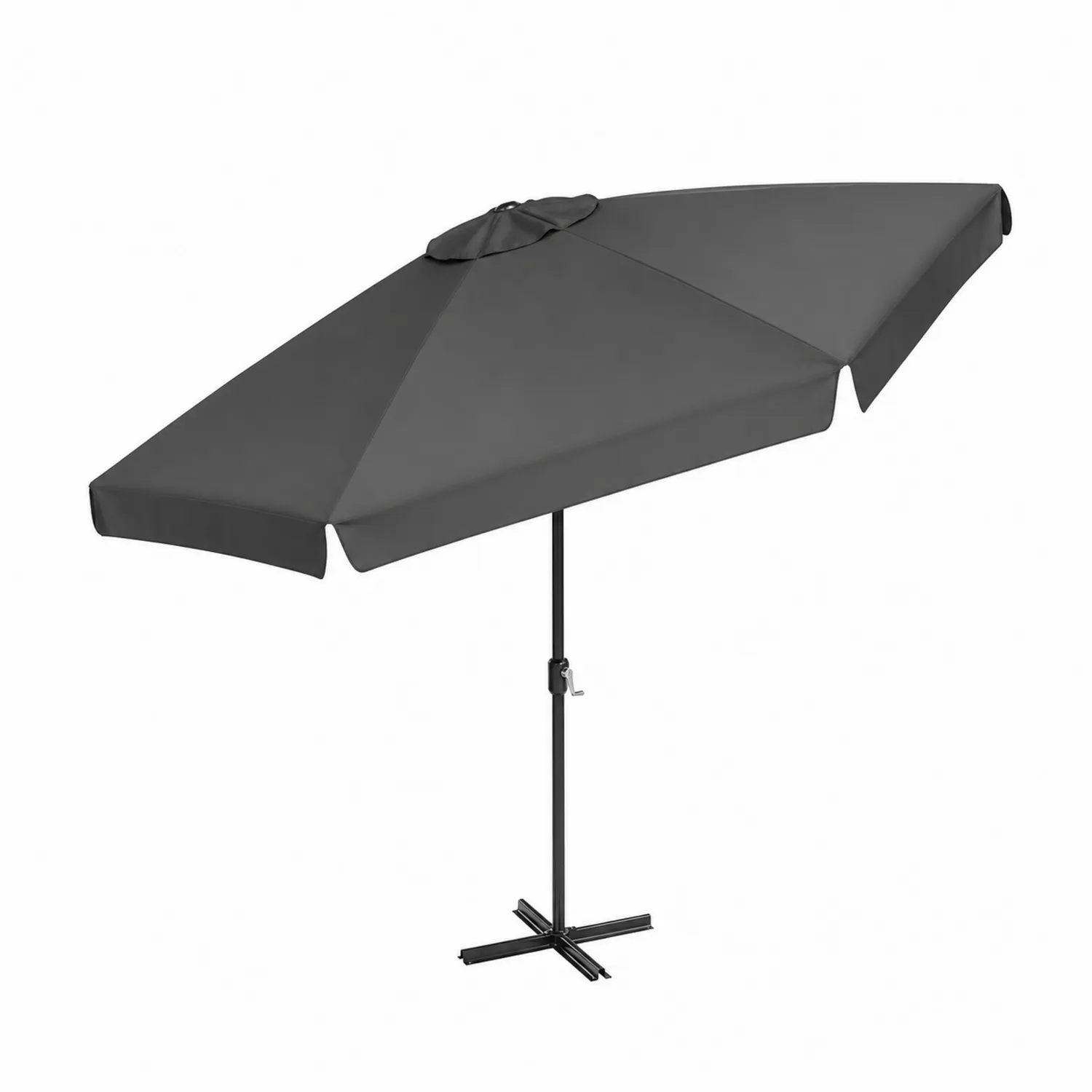 Parasol ogrodowy prostokątny 3x2m stalowy antracyt