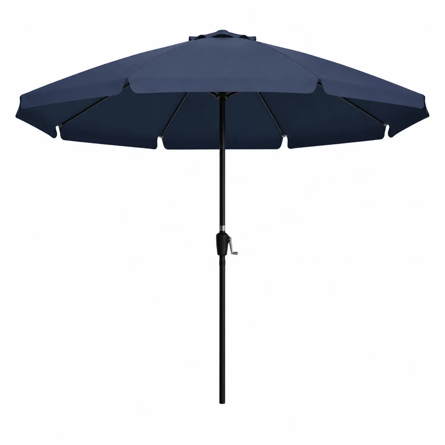 Parasol Okrągły 3m Aluminiowy z Granatowym Płótnem Poliestrowym