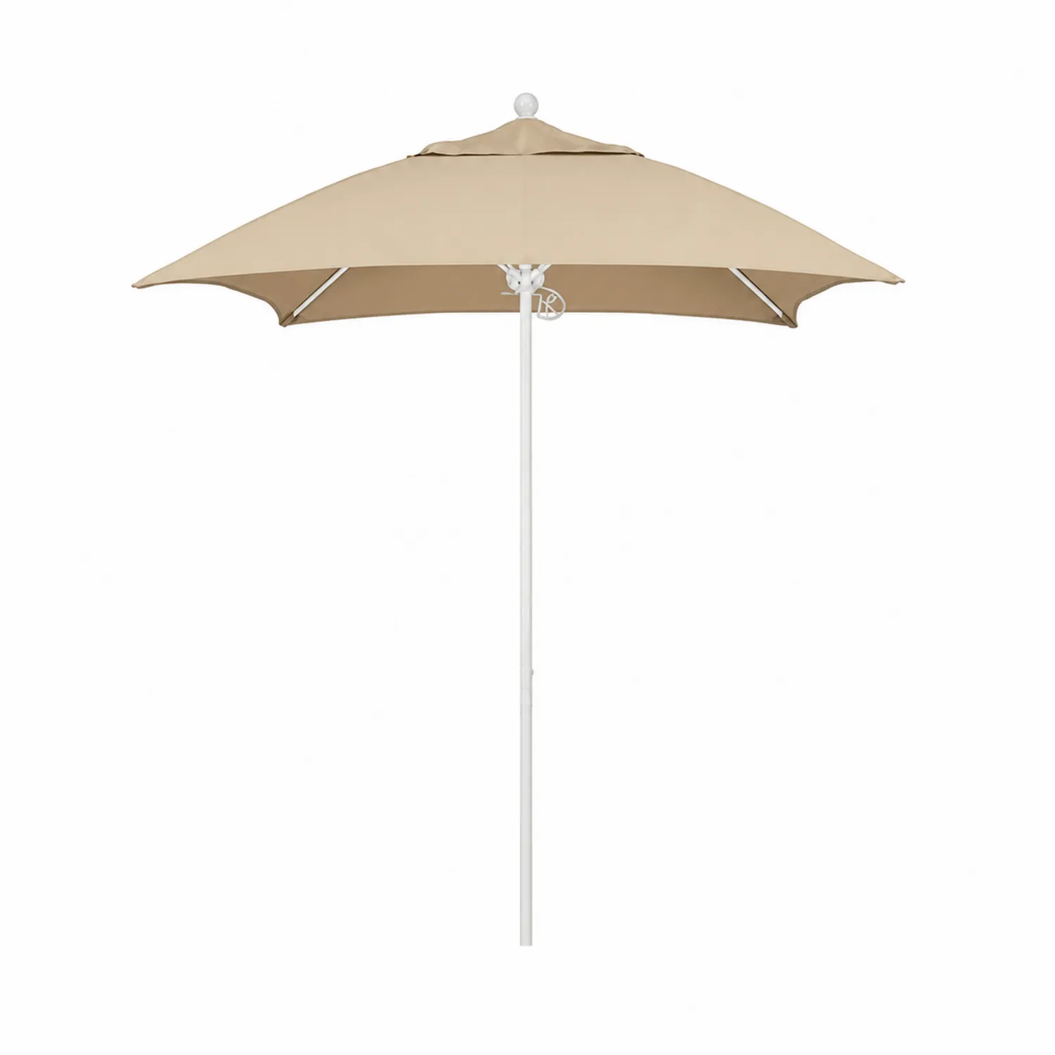 Parasol ogrodowy z aluminium beżowy 2m