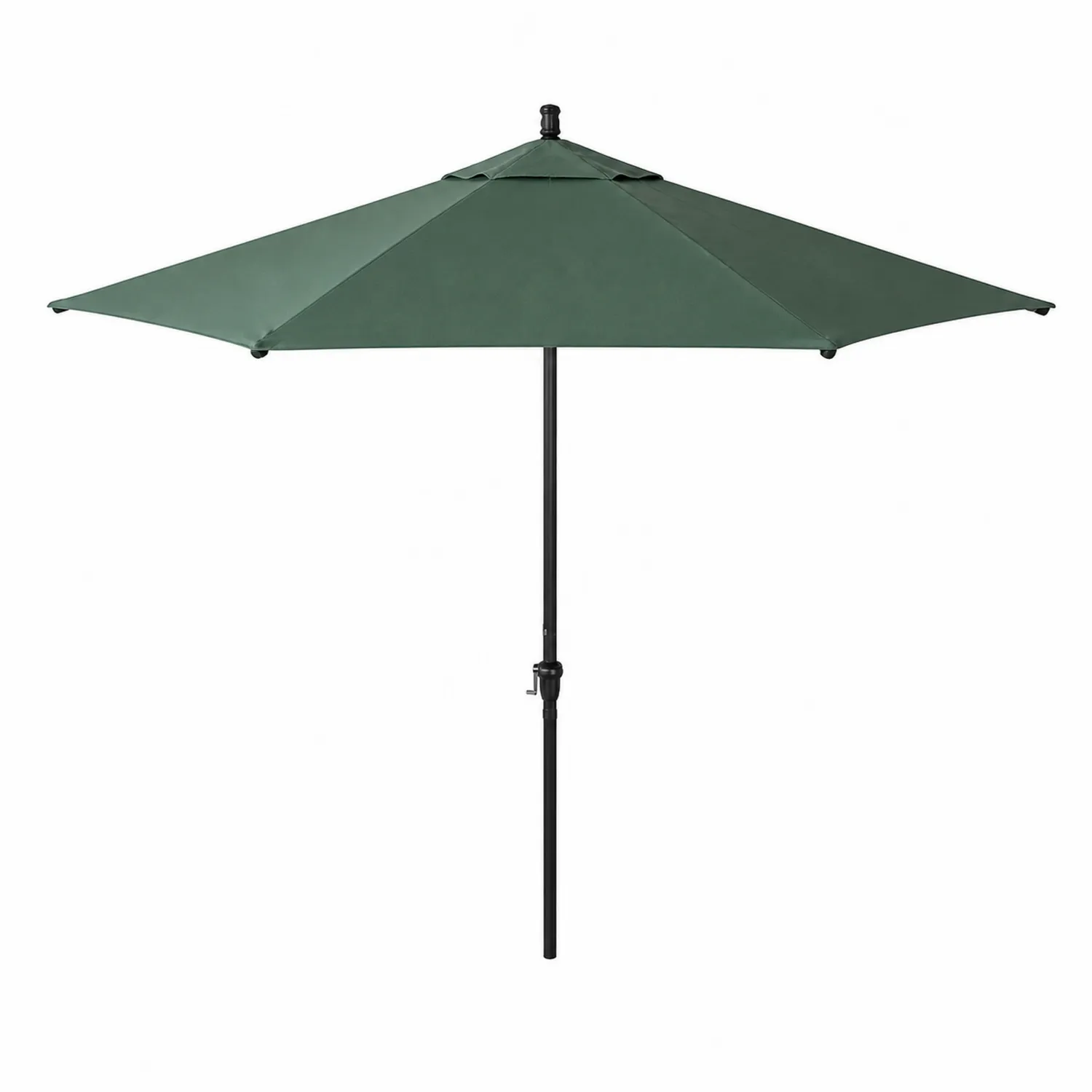Parasol ogrodowy okrągły 300 cm zielony aluminium poliester
