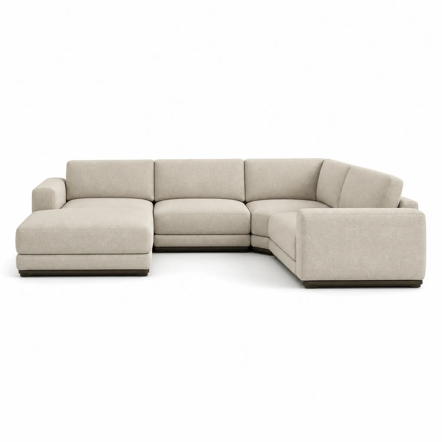 Sofa Narożna z Mikrofibry Beżowa-ardessaliving