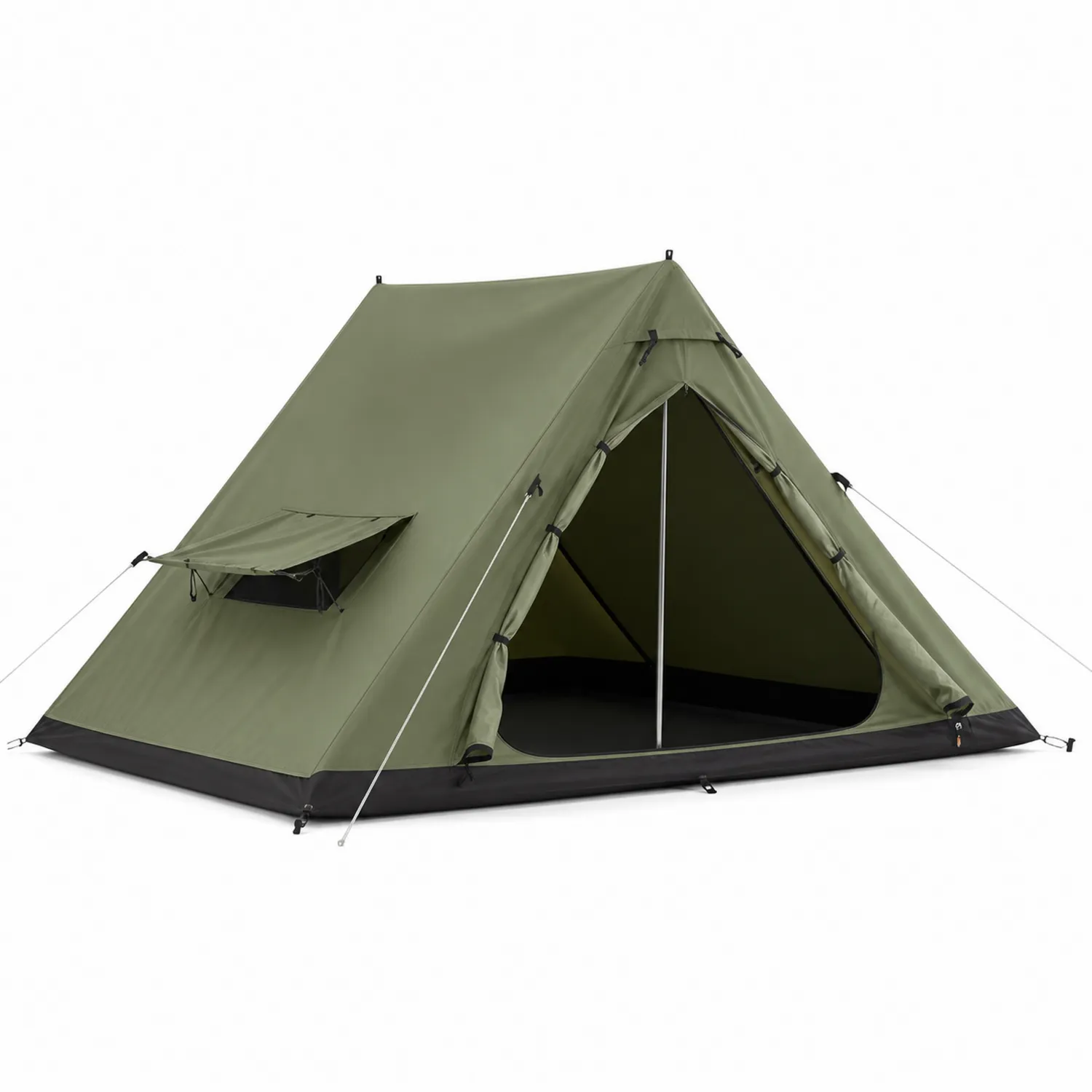 Namiot kempingowy prostokątny 210x150x130cm zielony poliester-ardessaliving