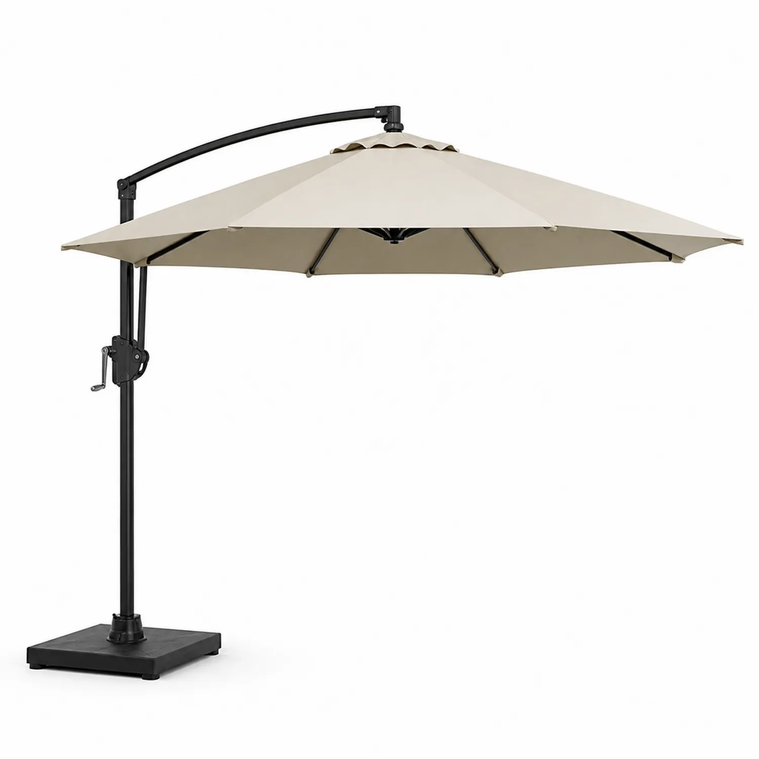 Parasol ogrodowy okrągły 300cm Poliester Aluminium-ardessaliving