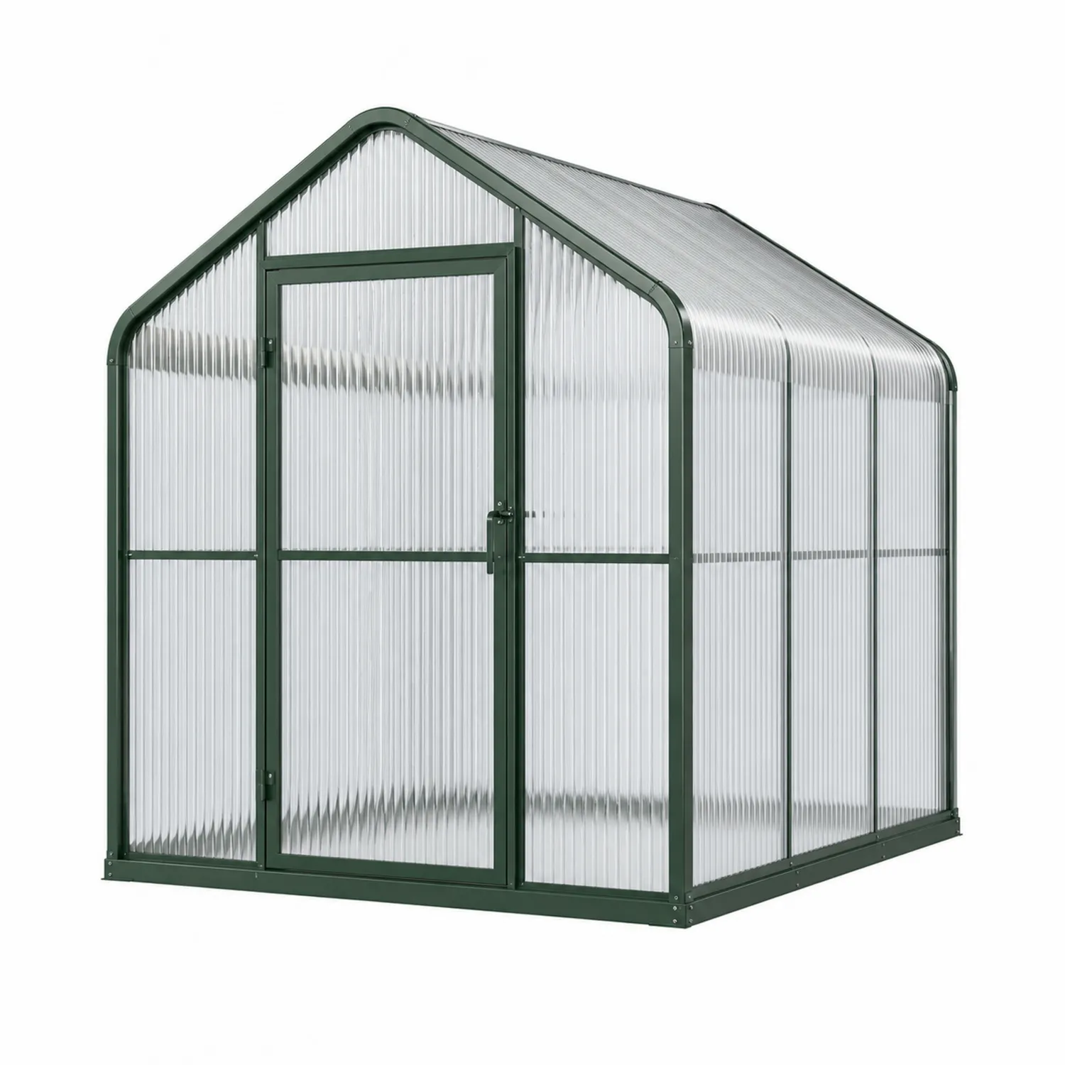 Szklarnia z Aluminium i Poliwęglanu 4mm 3x2m Zielony-ardessaliving
