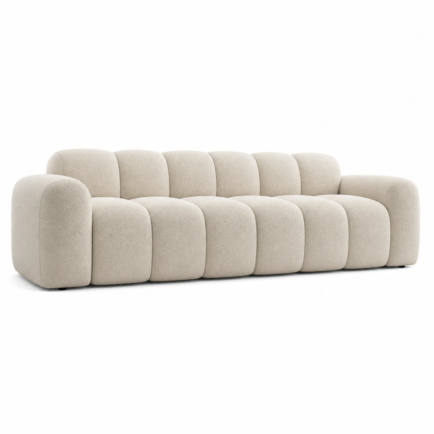 Sofa trzyosobowa z tkaniny beżowa-ardessaliving