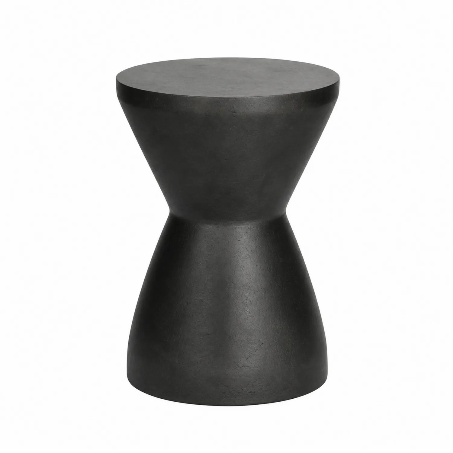 Stolik boczny z betonu w kolorze czarnym 45 cm-ardessaliving